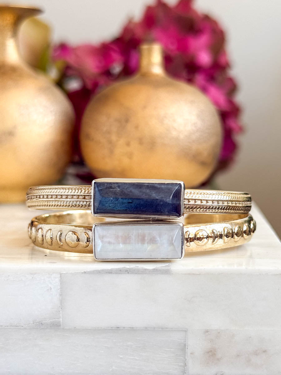 Lunar Gemstone Cuff