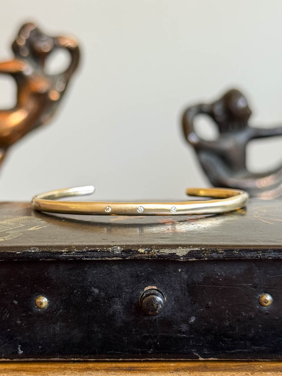 Organic Diamond Cuff