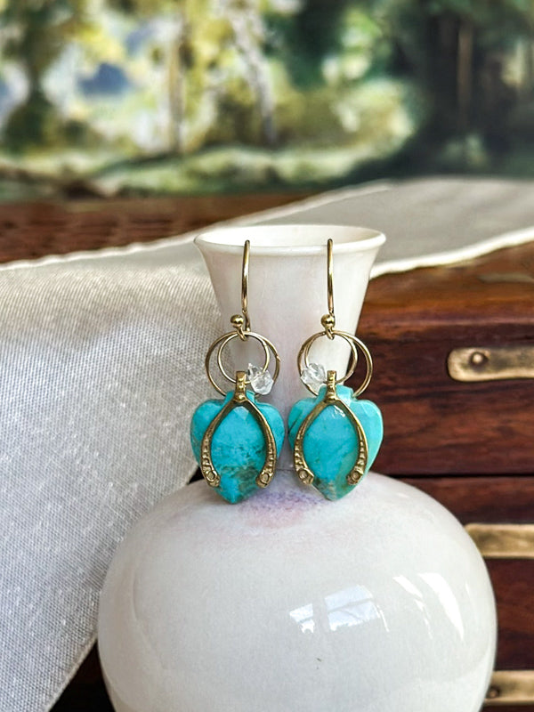 Wishbone Charm Earrings