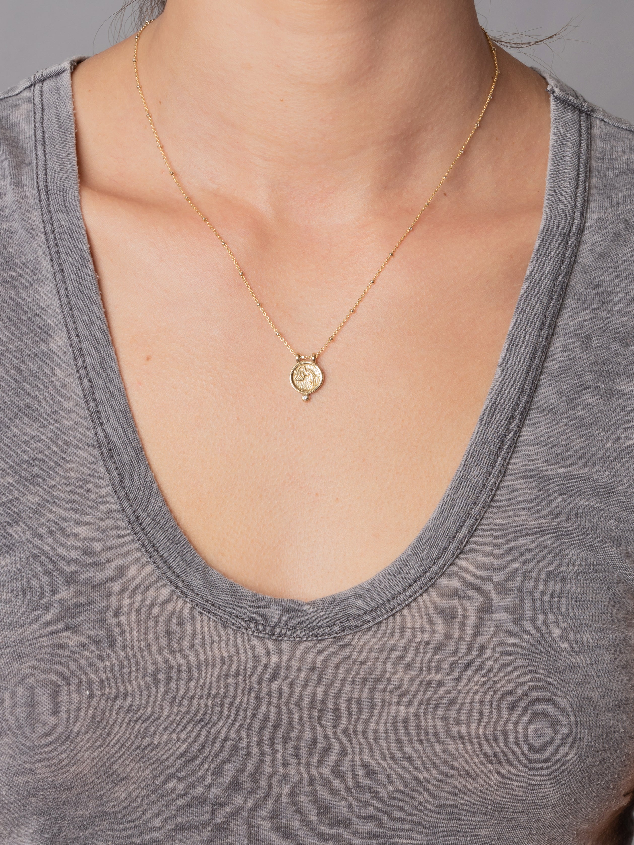 Aquarius Zodiac Necklace