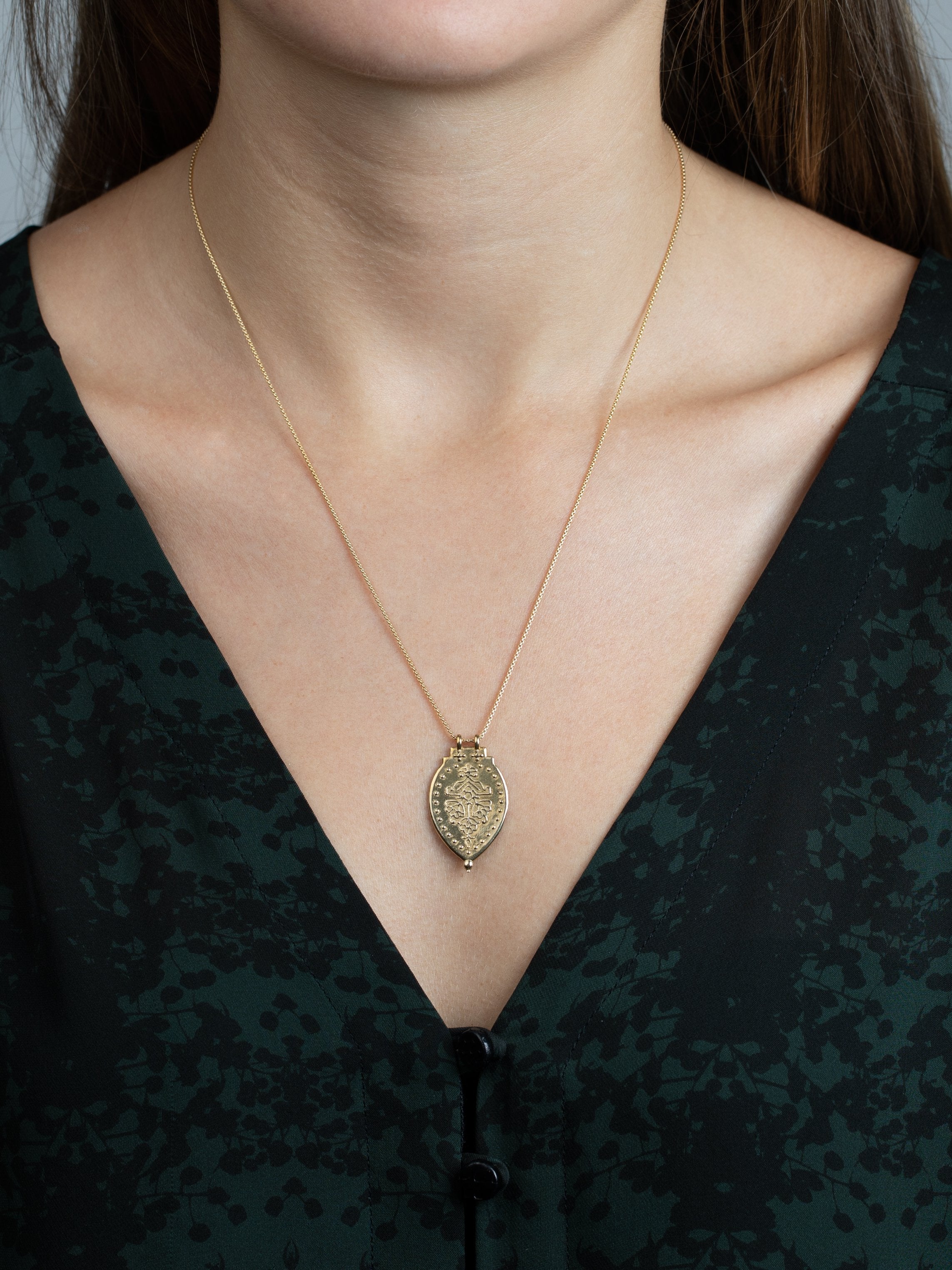 Laxmi Shield Necklace