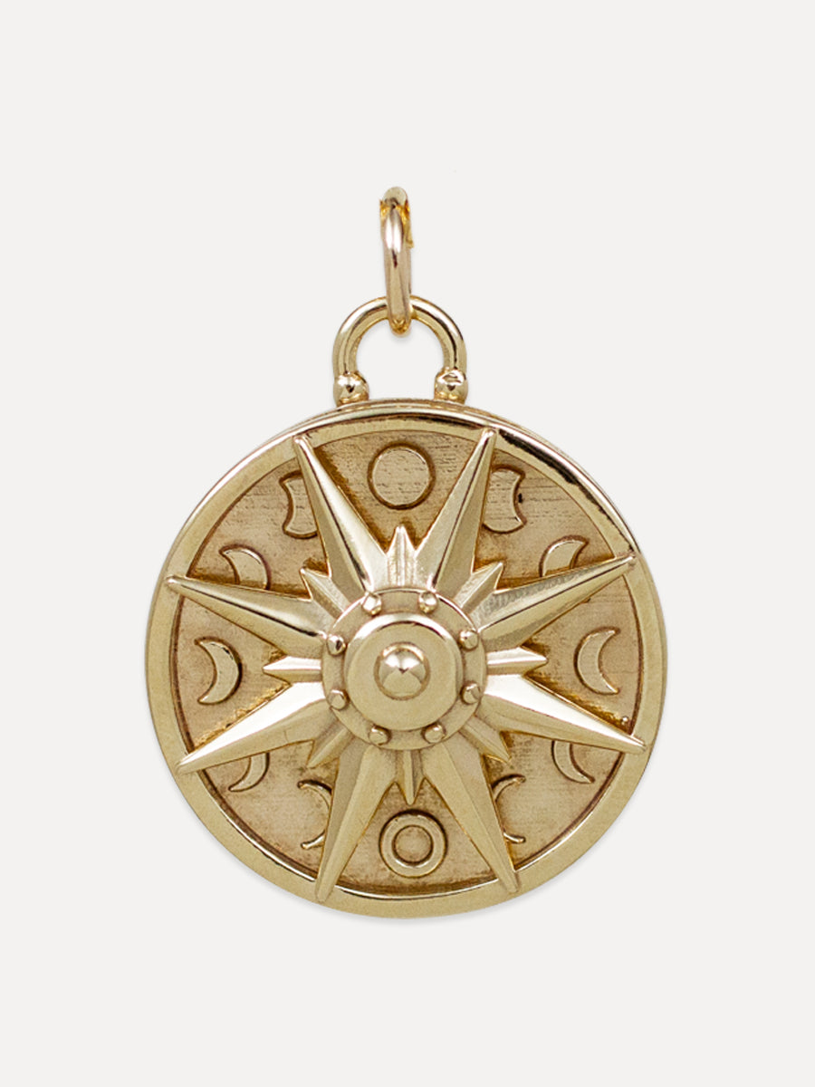 Lunar Compass Charm
