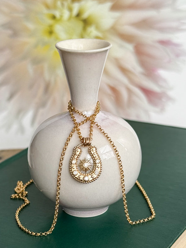 Celestial Horseshoe Necklace