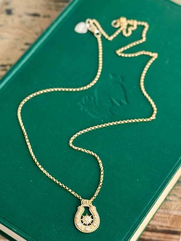 Celestial Horseshoe Necklace