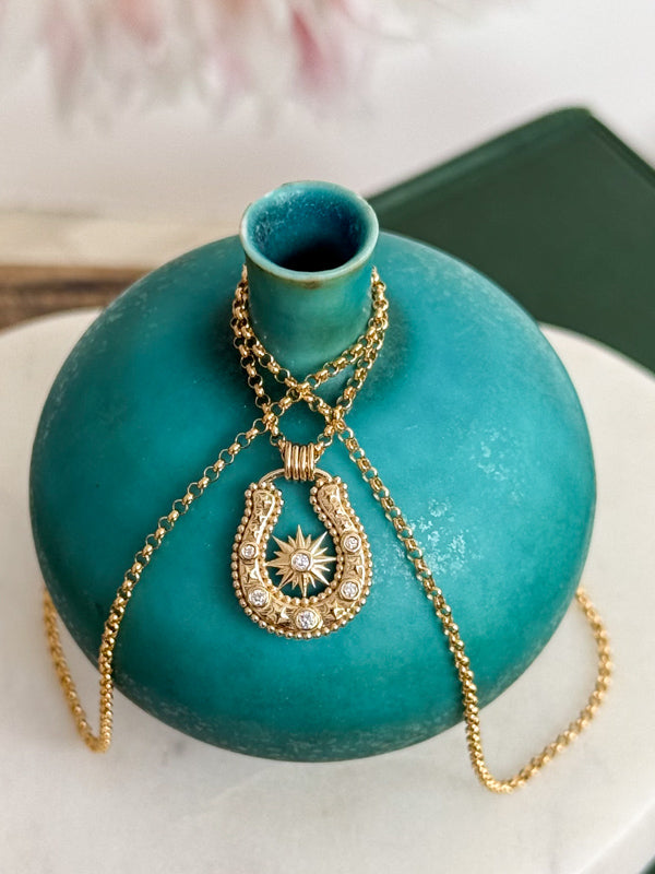 Celestial Horseshoe Necklace