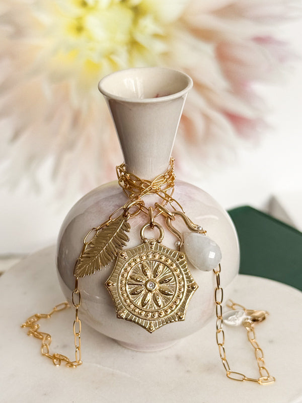 Mandala Charm Necklace