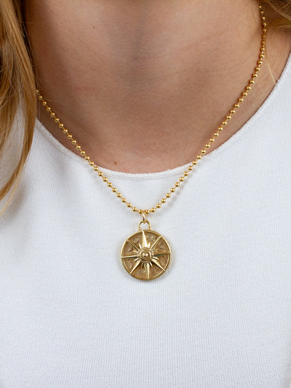 Lunar Compass Charm