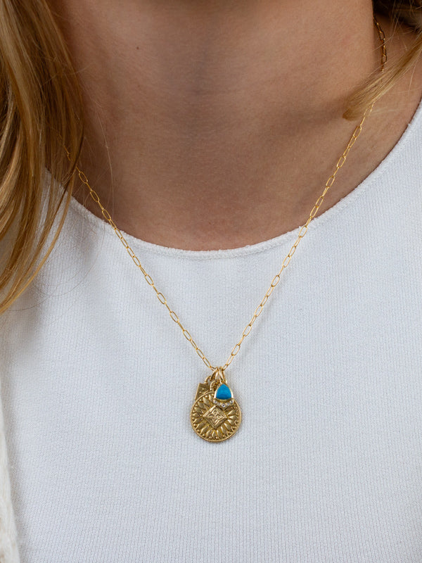 Surya Charm Necklace