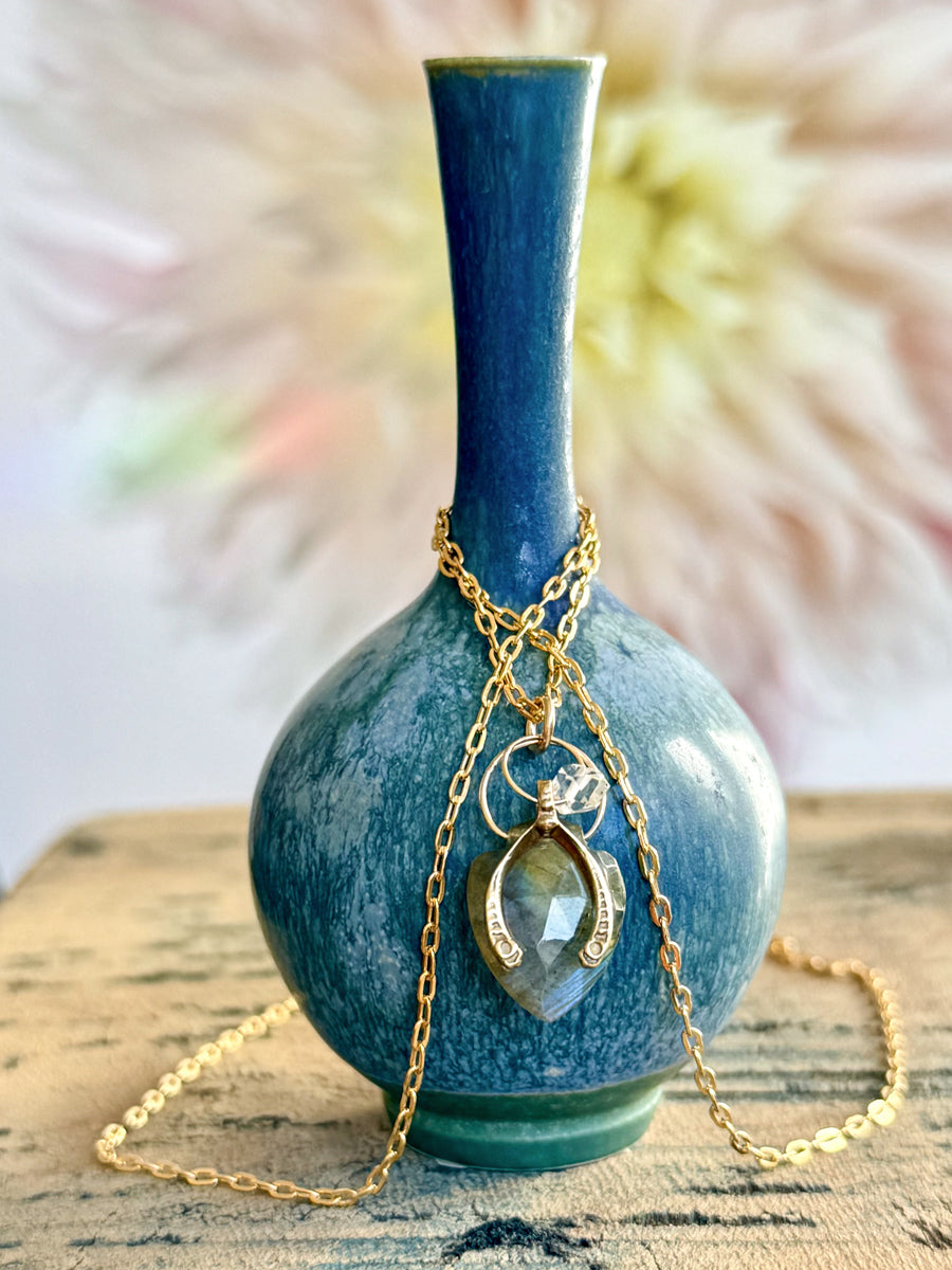 Wishbone Charm Necklace