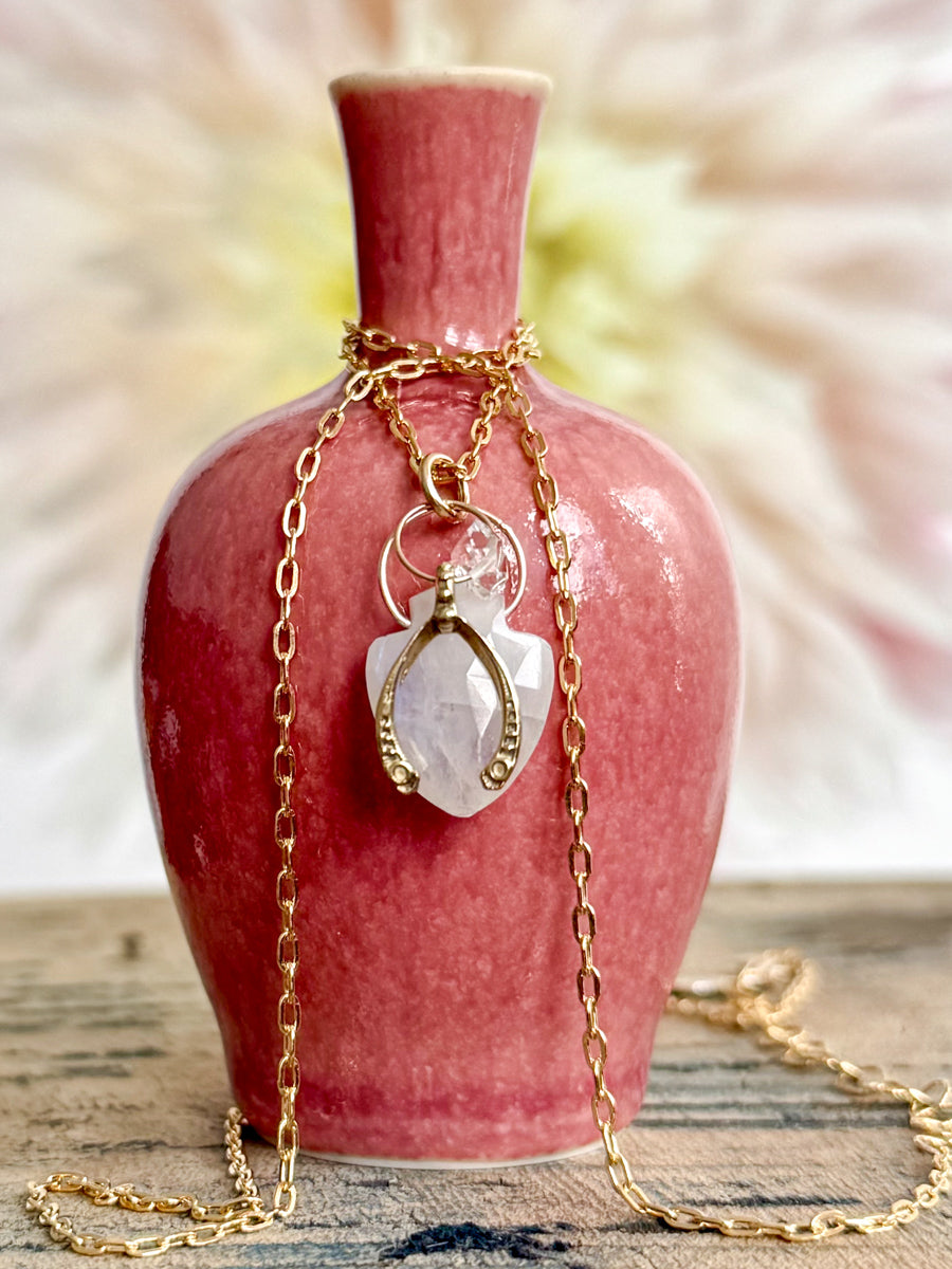 Wishbone Charm Necklace