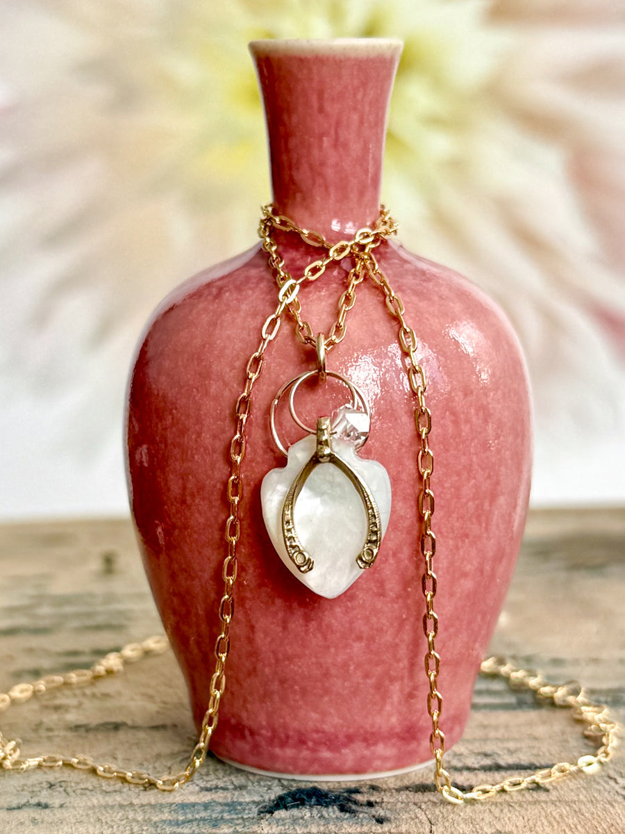 Wishbone Charm Necklace