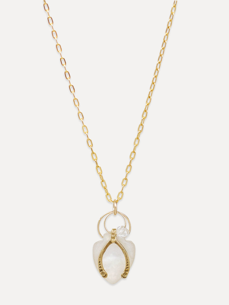 Wishbone Charm Necklace