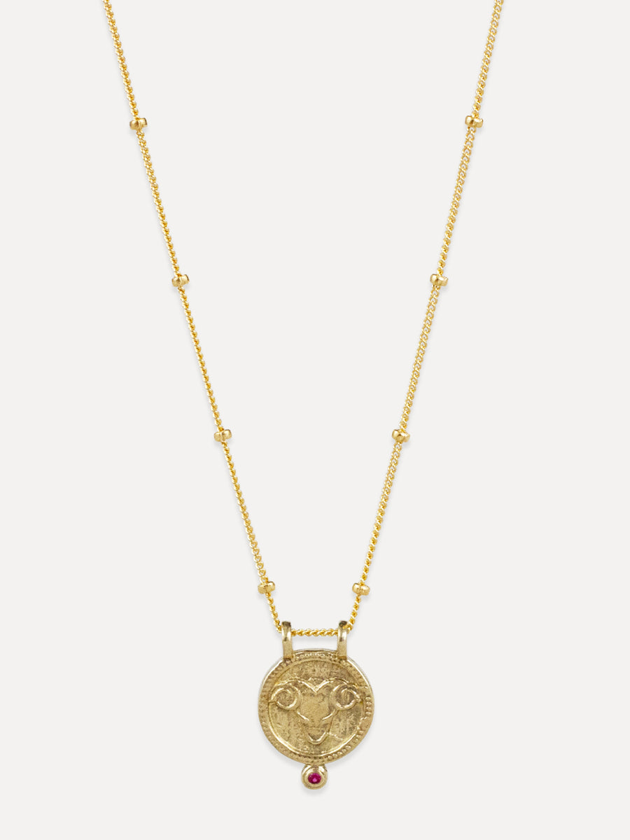 Aries Zodiac Necklace