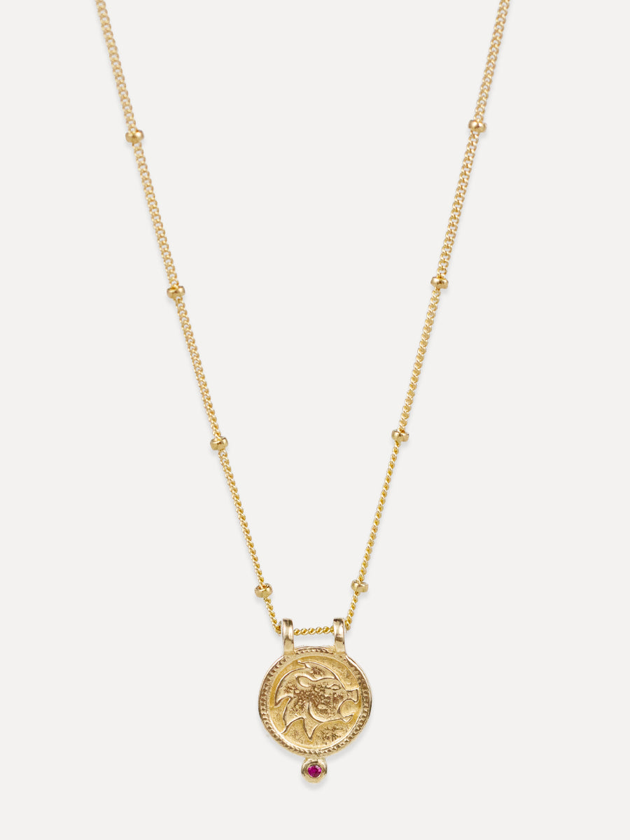 Zodiac Necklace - leo