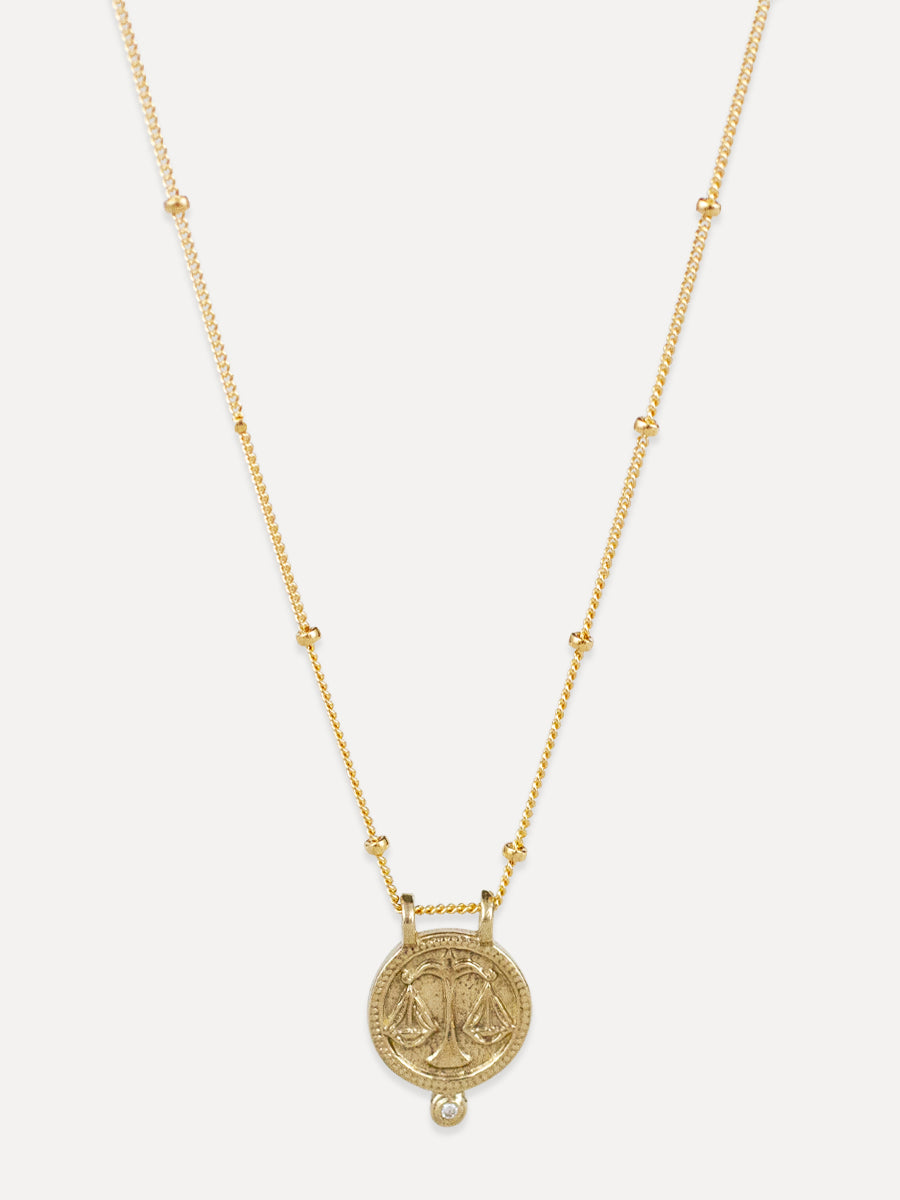 Libra Zodiac Necklace
