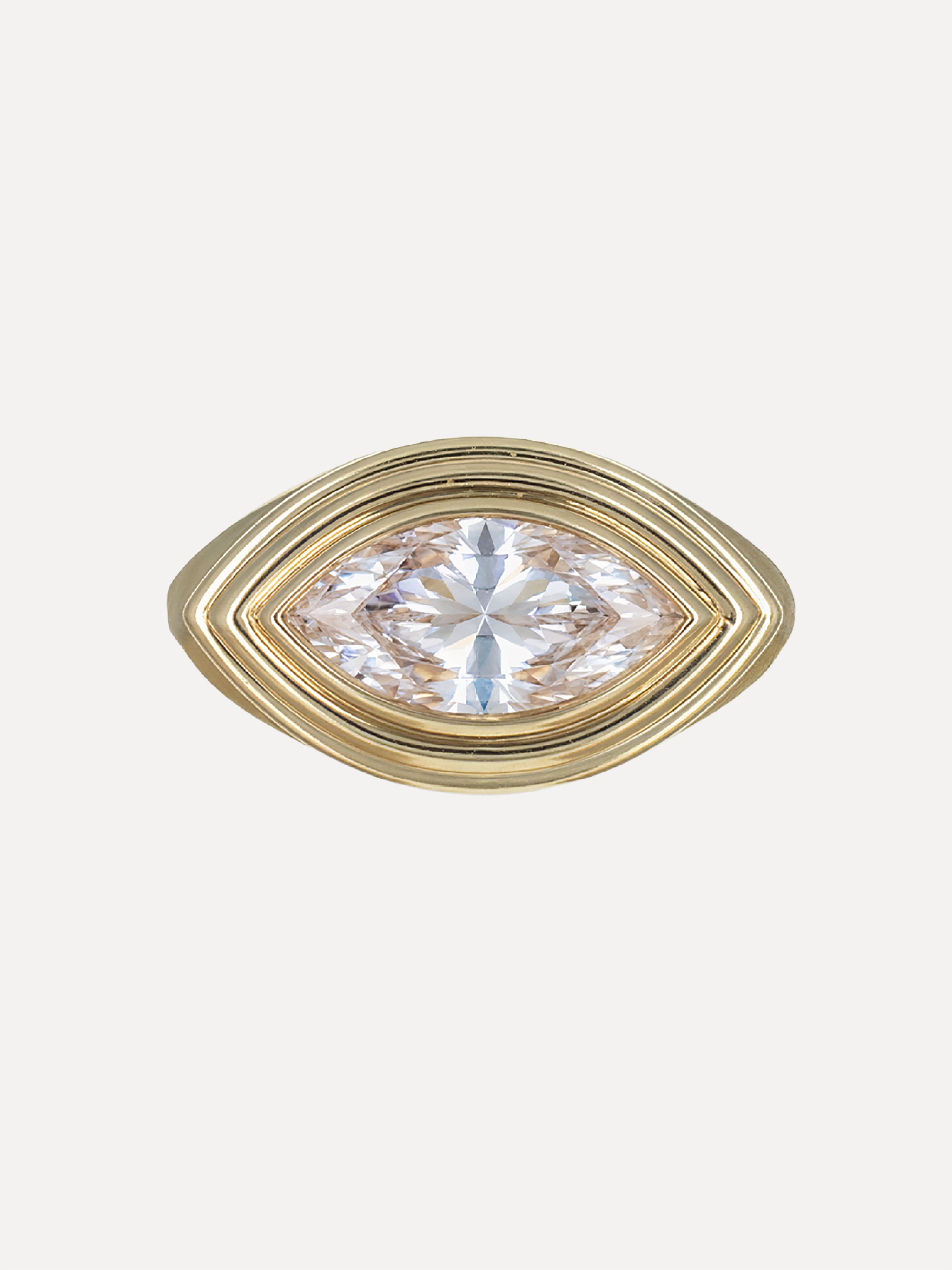 14K Marquise Shell Auravie Engagement Ring