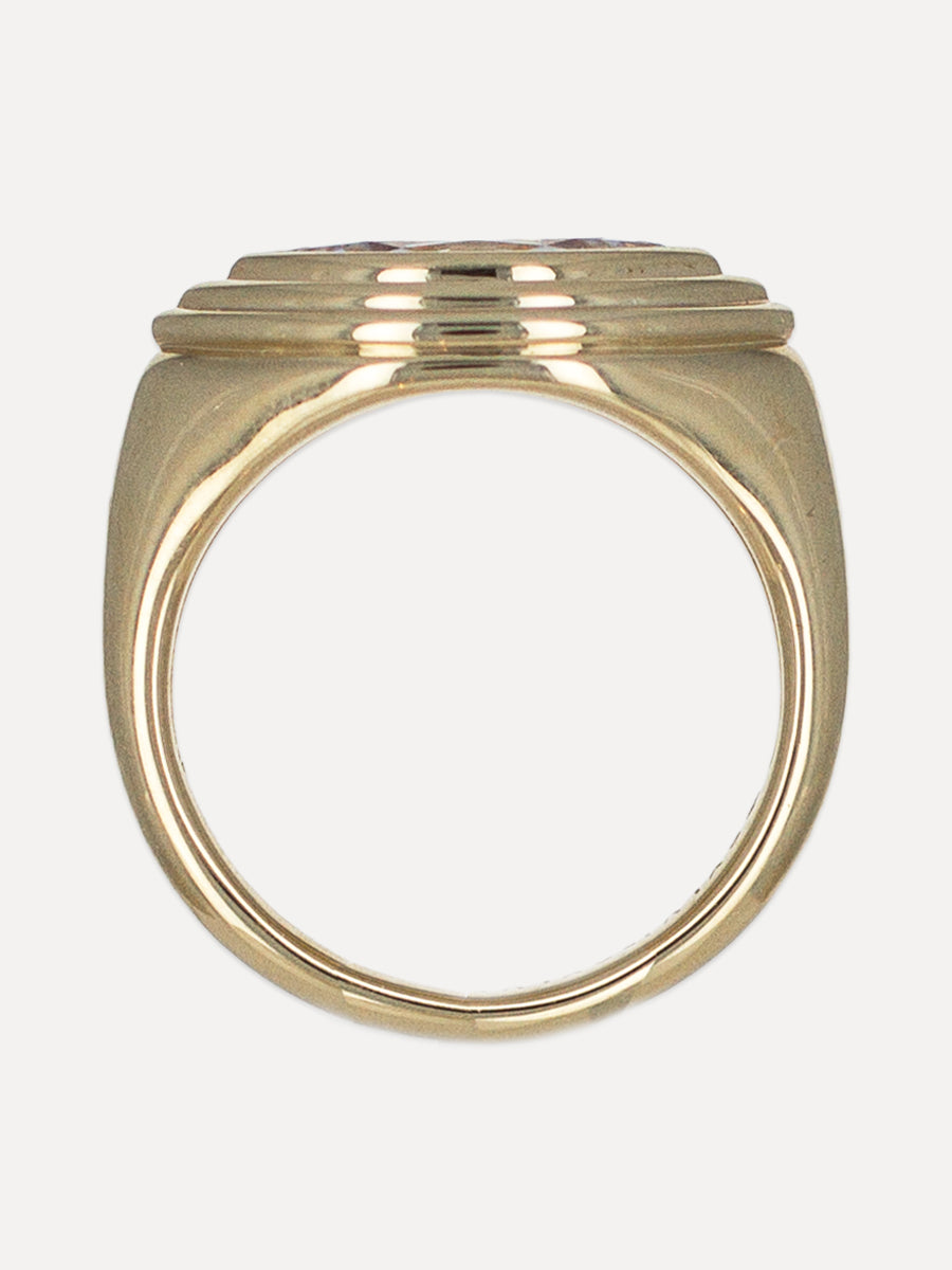 14K Marquise Shell Auravie Engagement Ring