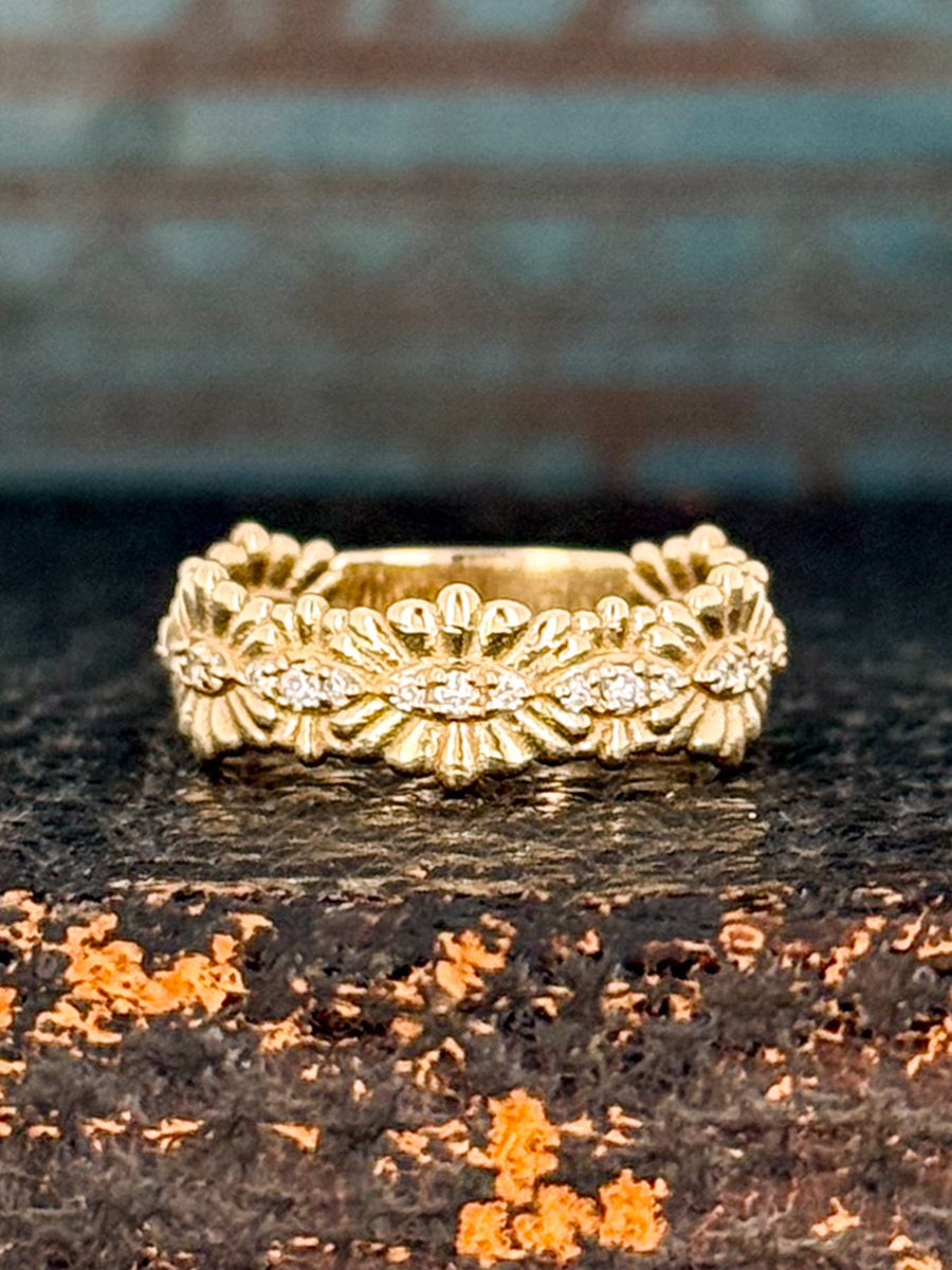 14K Laurel Band