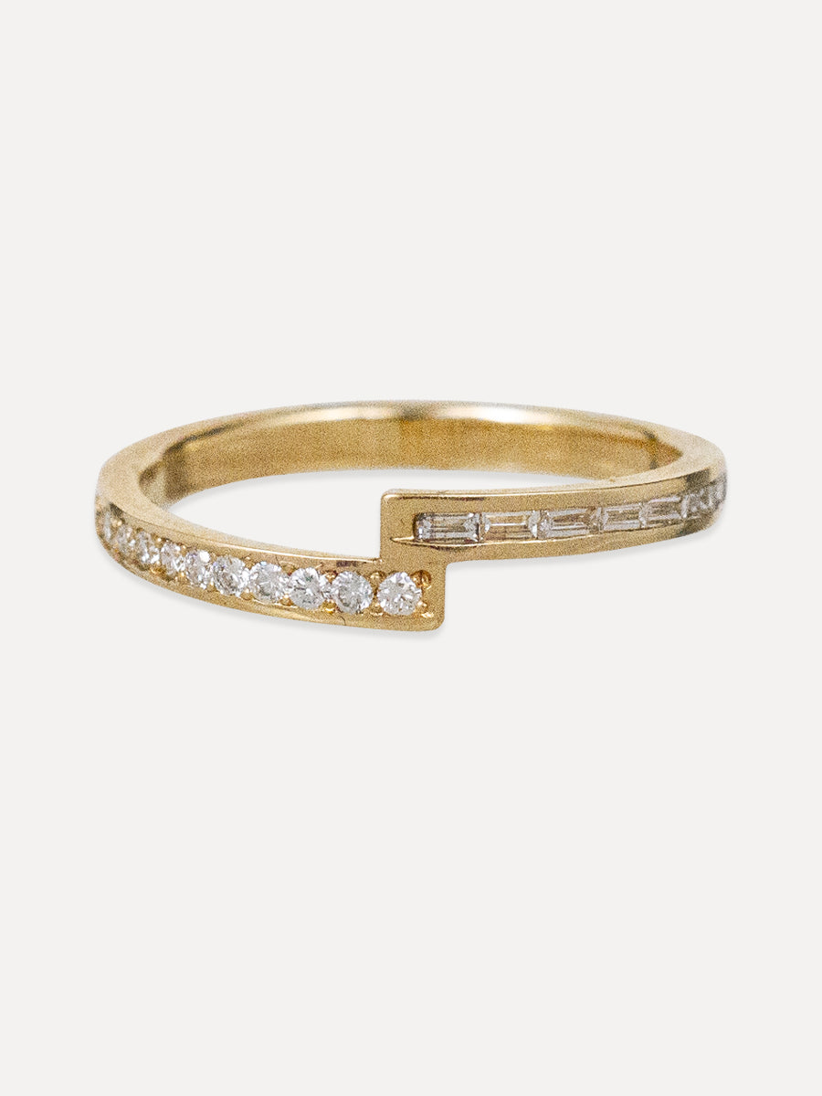 14K Puzzle Piece Stacking Ring