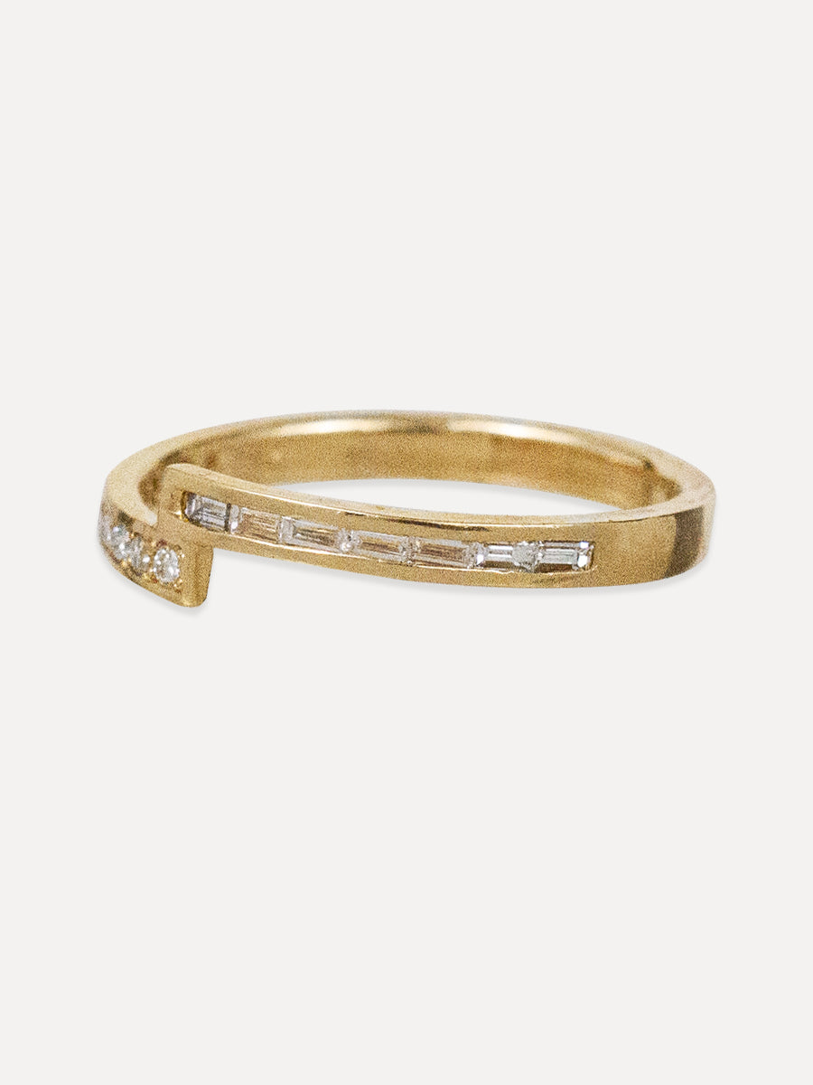 14K Puzzle Piece Stacking Ring