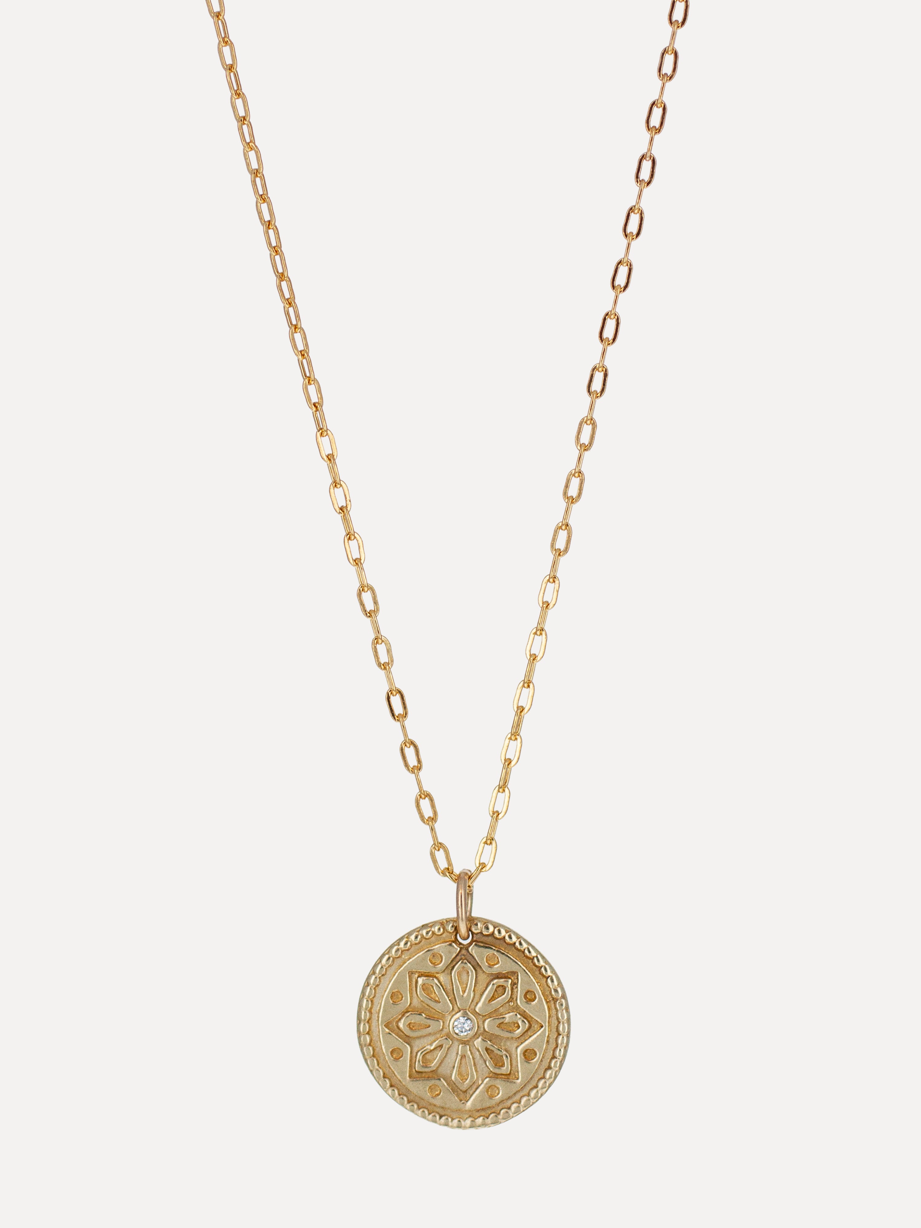 Sun Lotus Necklace