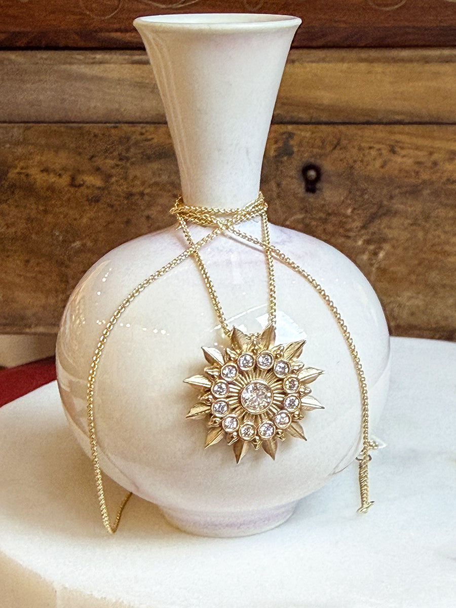 10K Luxe Dahlia Necklace