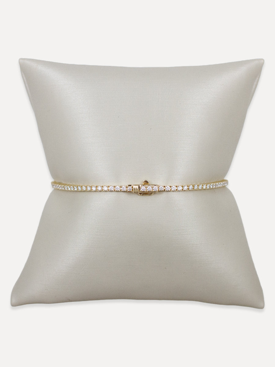 14K Diamond Tennis Bracelet