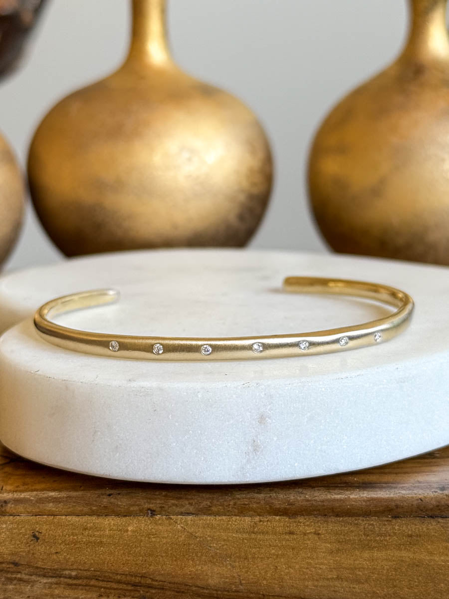 Organic Diamond Cuff