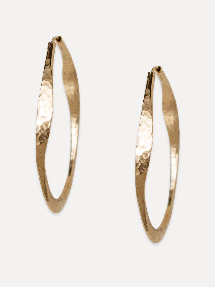 14K Moore Hoops