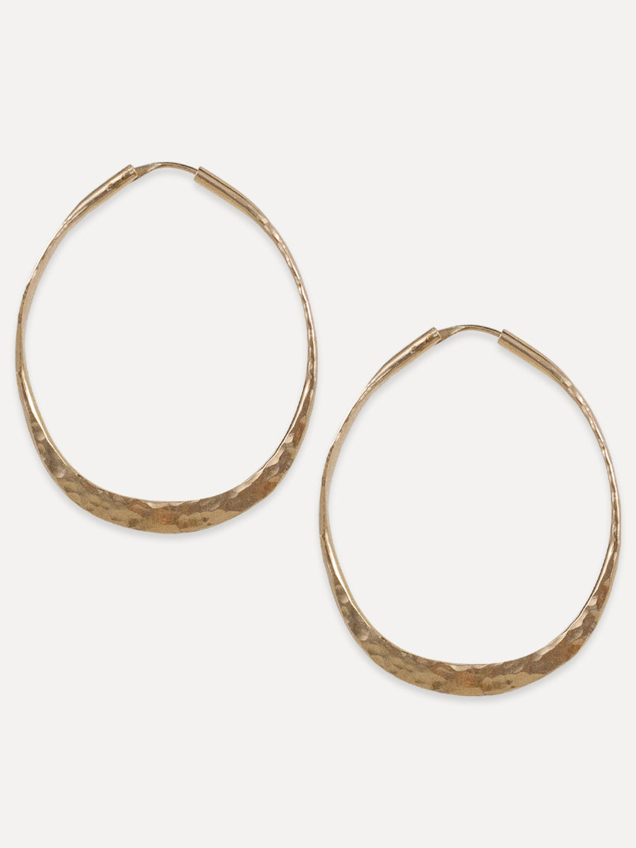 14K Moore Hoops