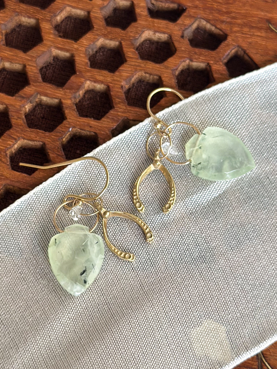 Wishbone Charm Earrings
