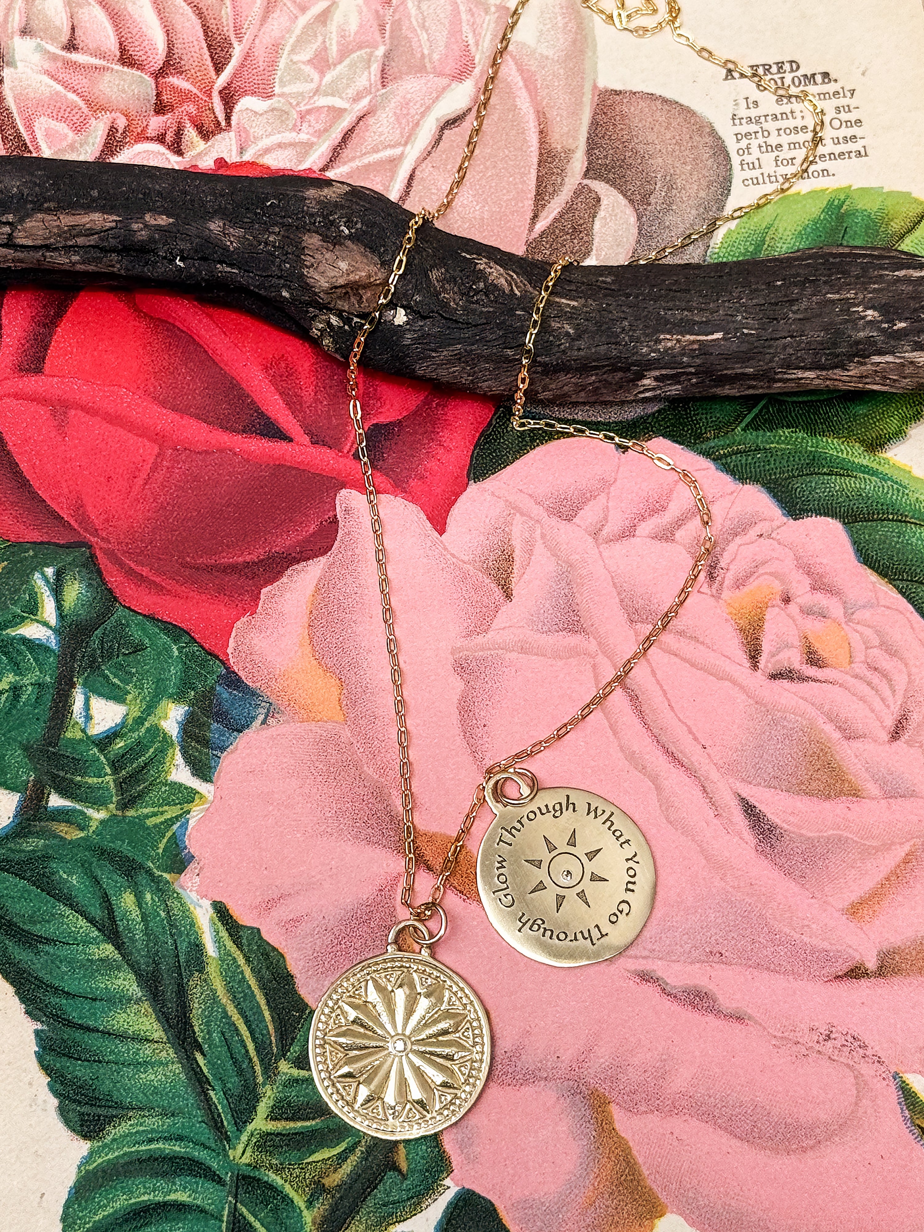 Sun Lotus Necklace