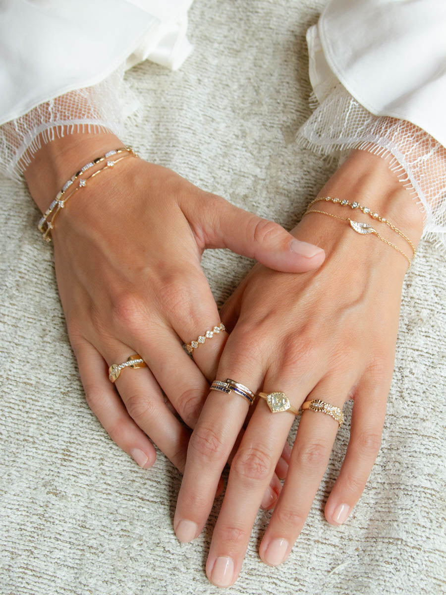 14K Laurel Band