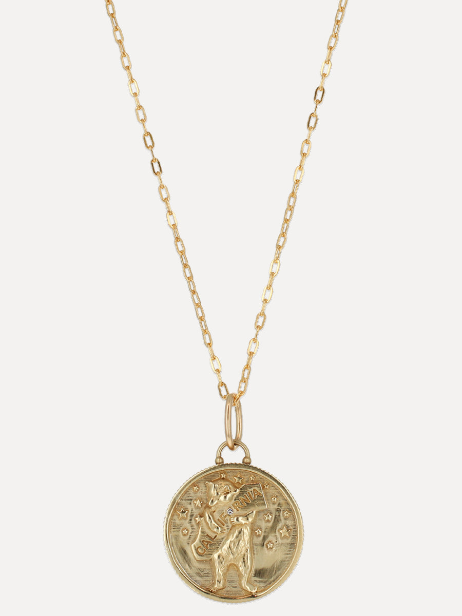 California Bear Necklace