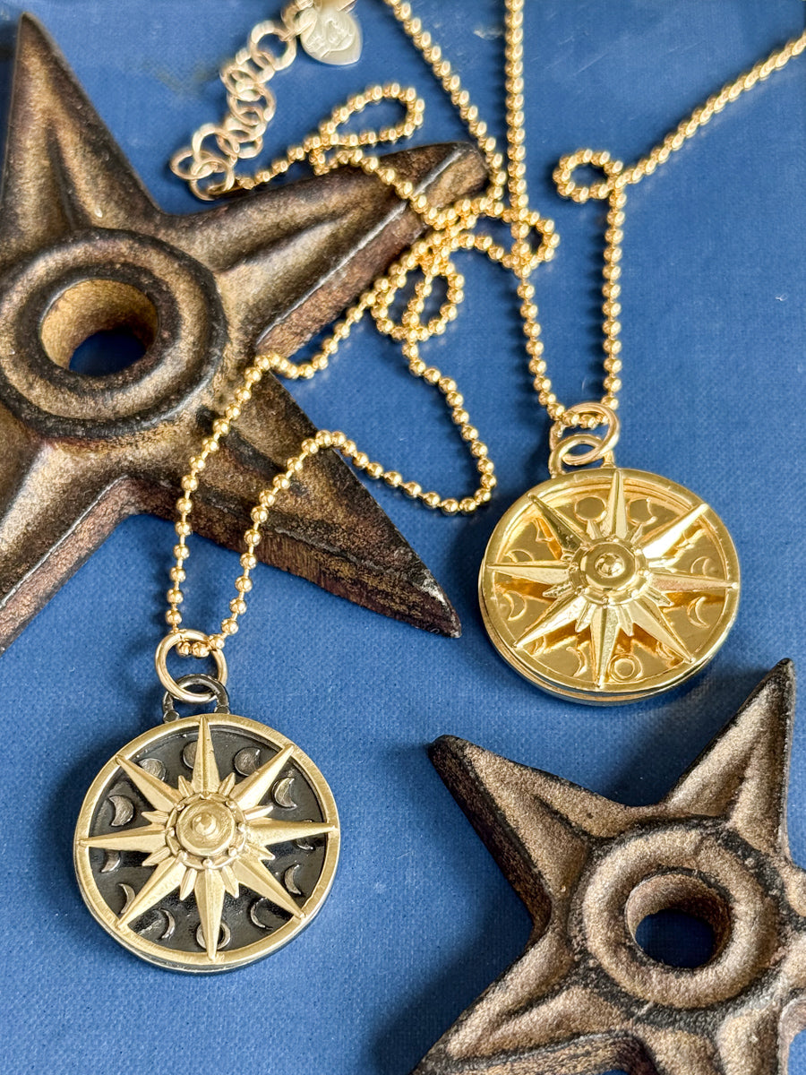 Lunar Compass Charm