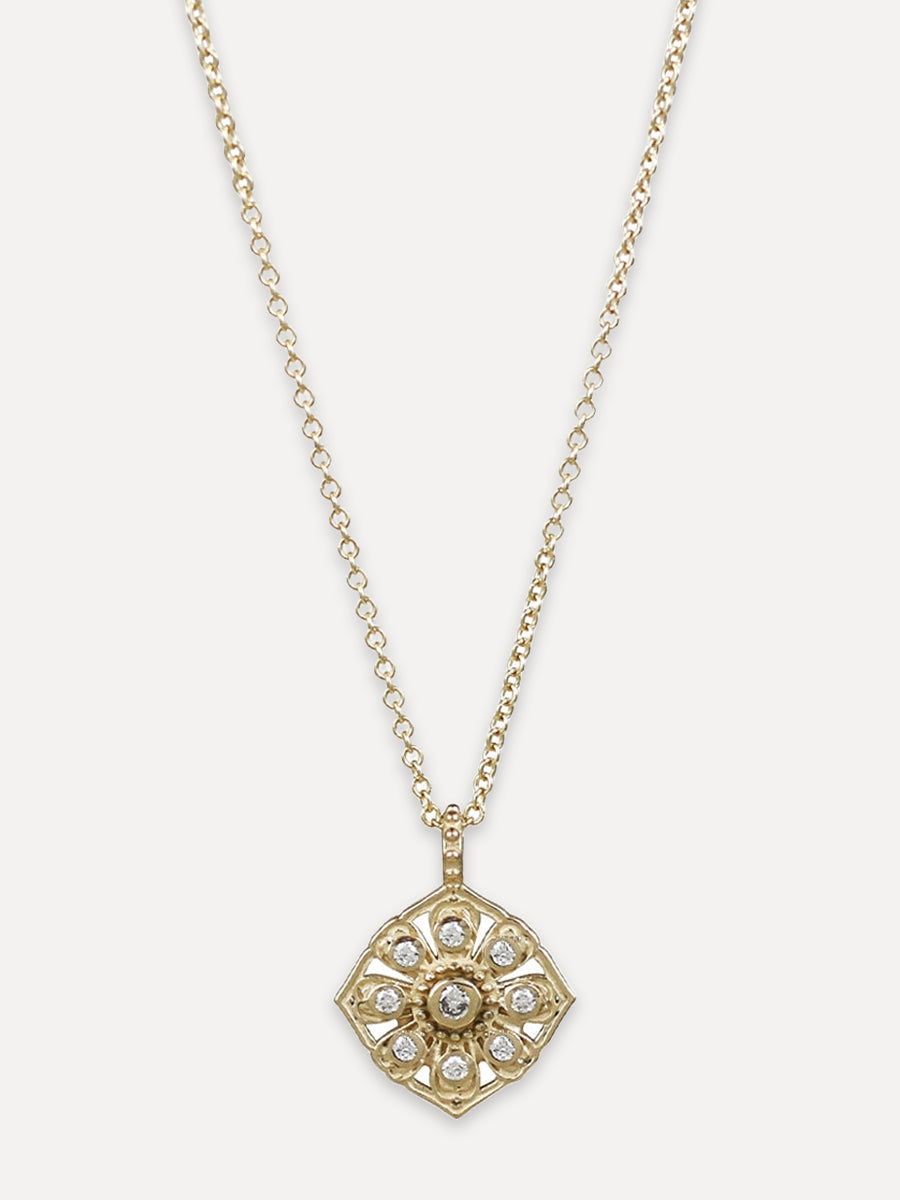 14K Mini Daisy Charm