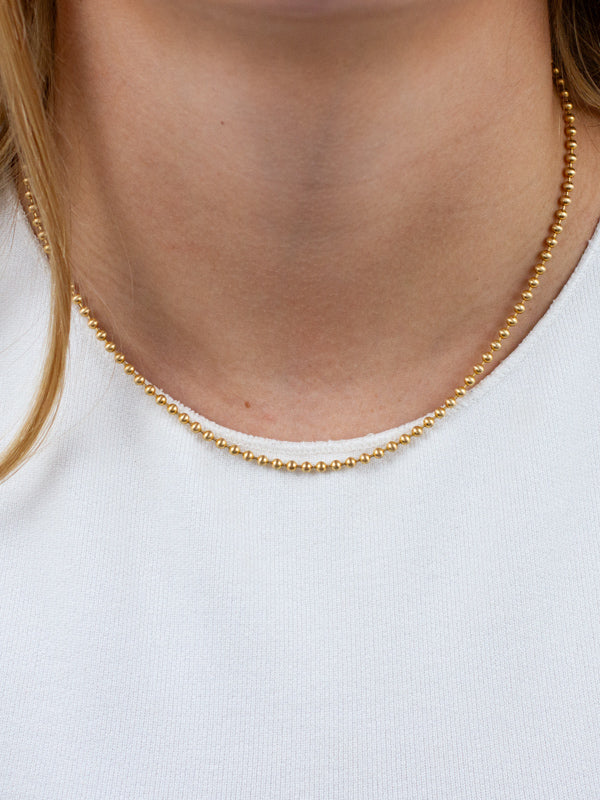 Modern Bead Chain Necklace