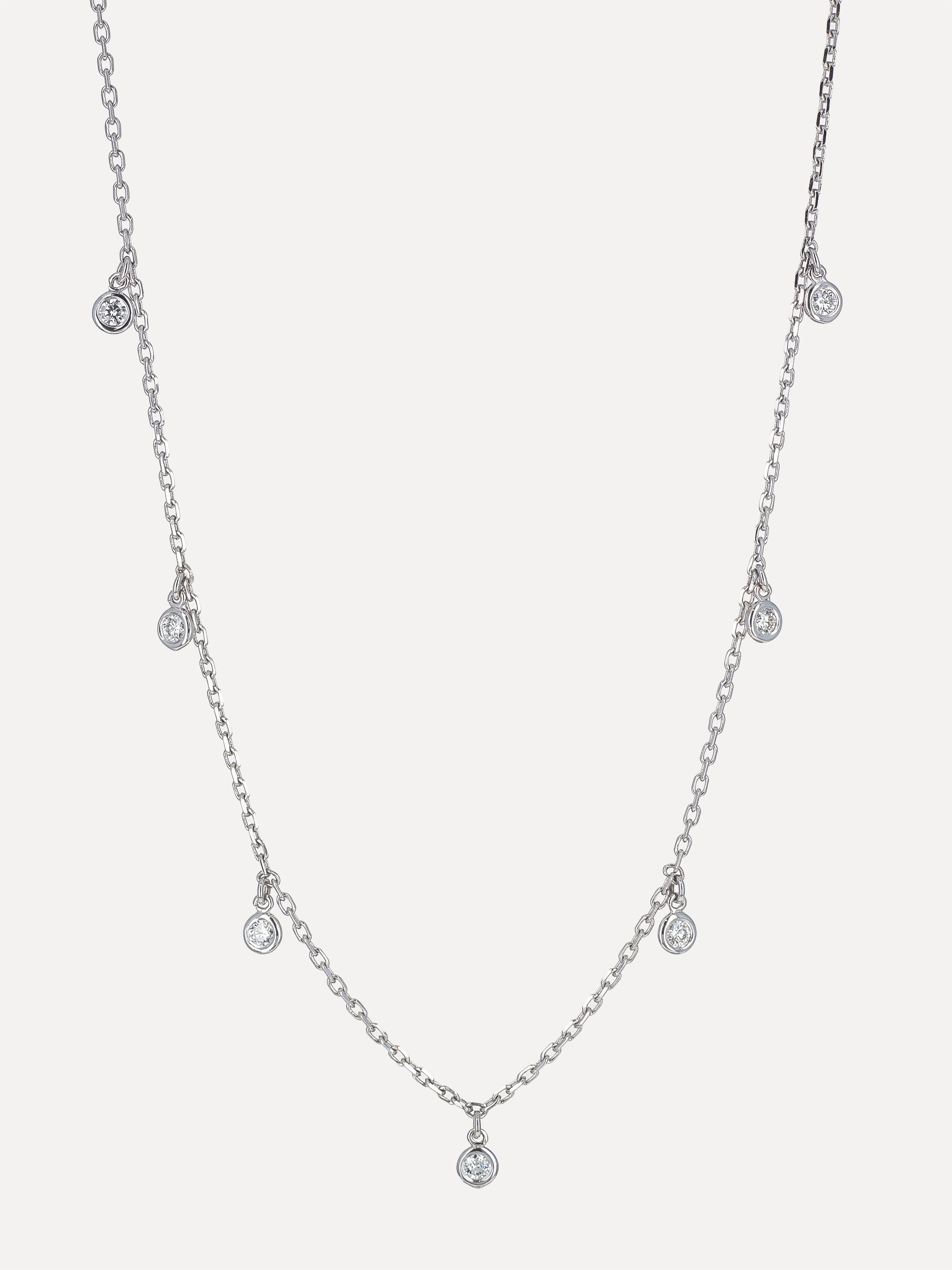 14K Diamonds By The Yard Necklace