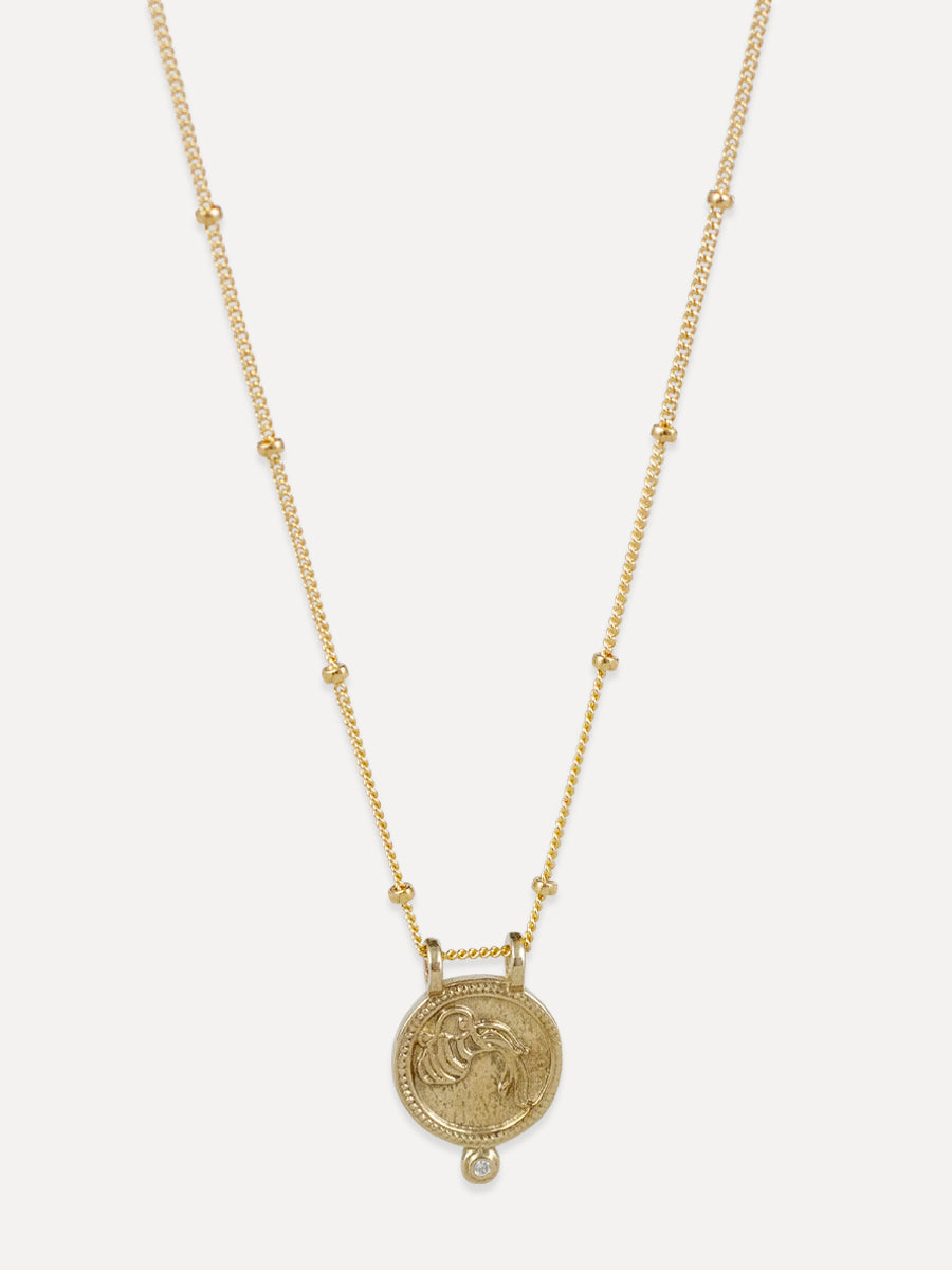 Zodiac Necklace - aquarius
