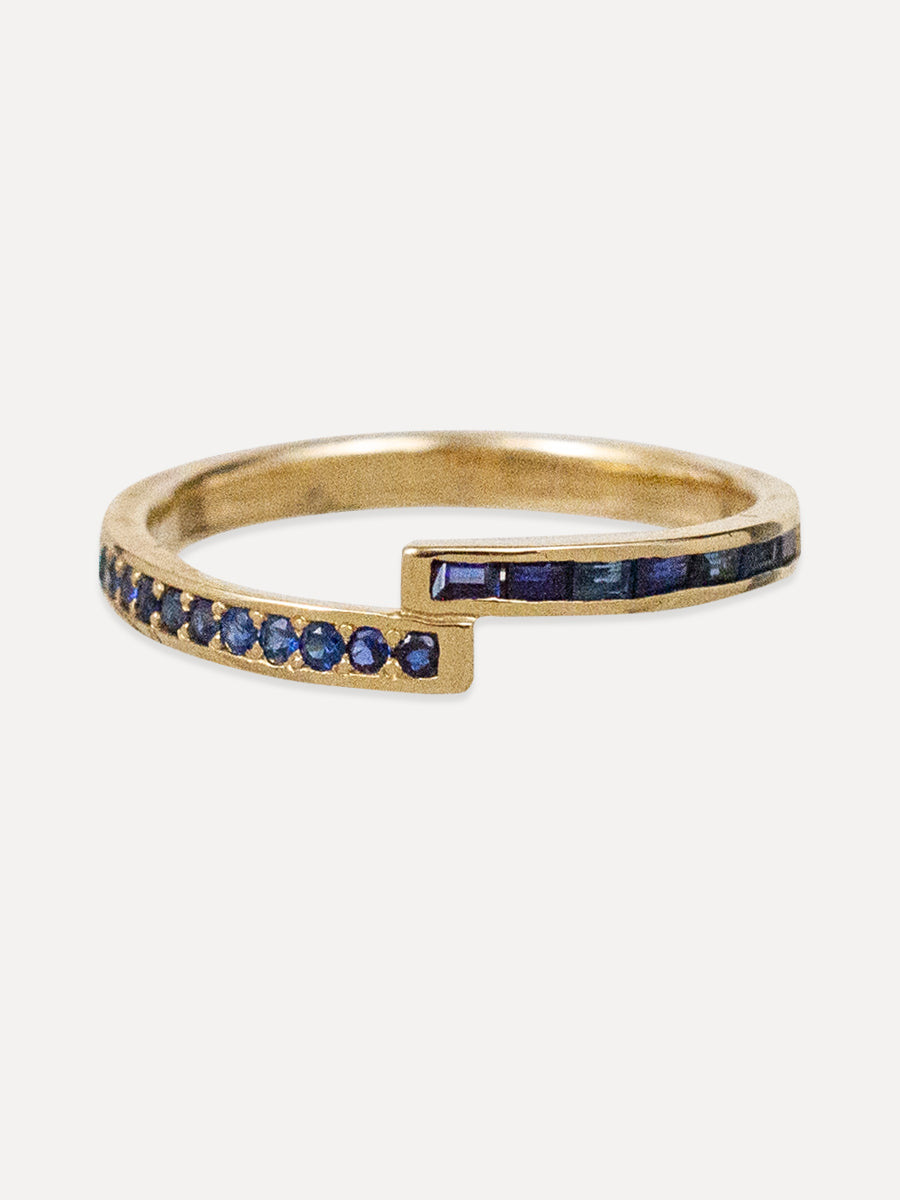 14K Puzzle Piece Stacking Ring