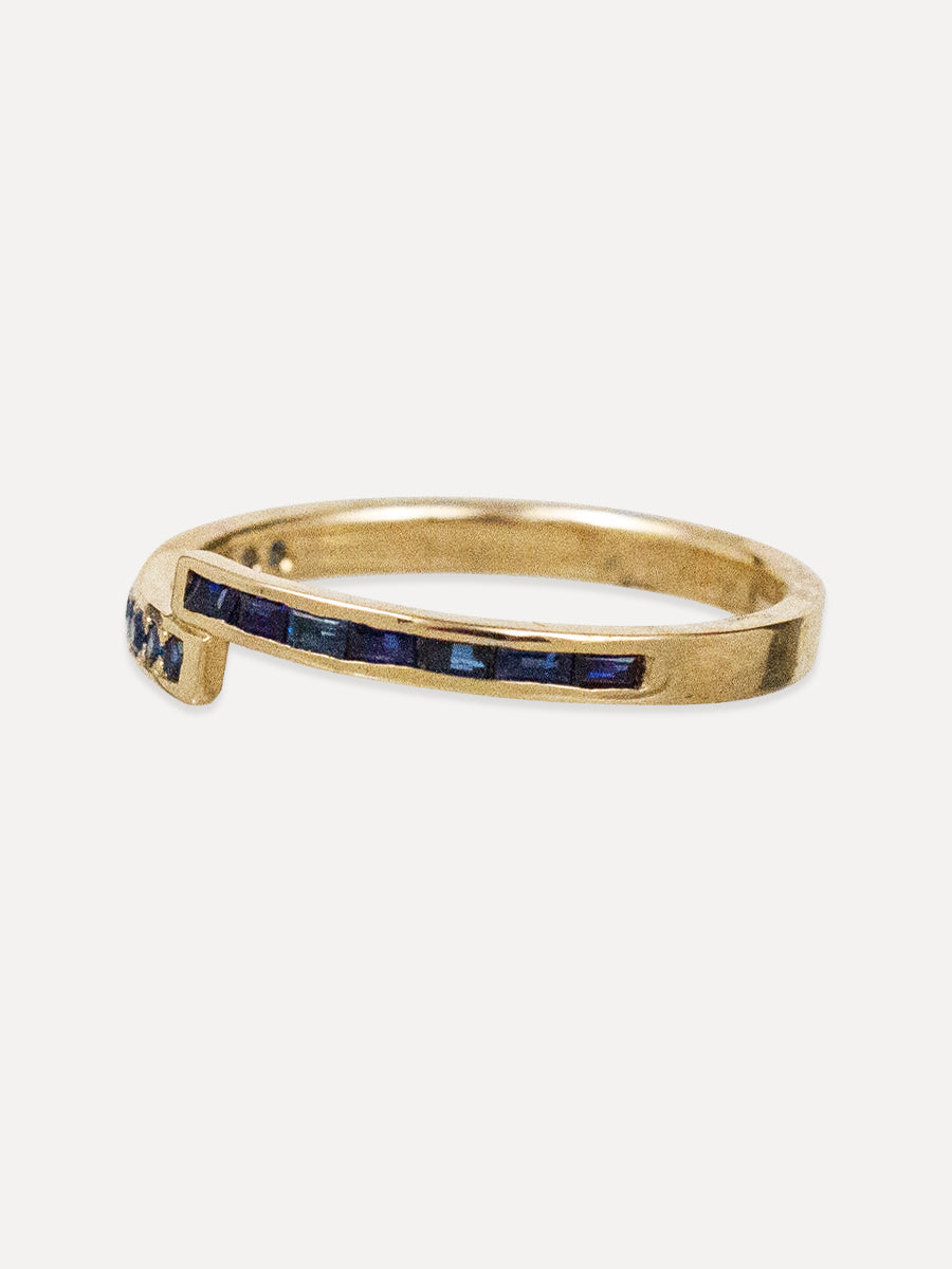 14K Puzzle Piece Stacking Ring