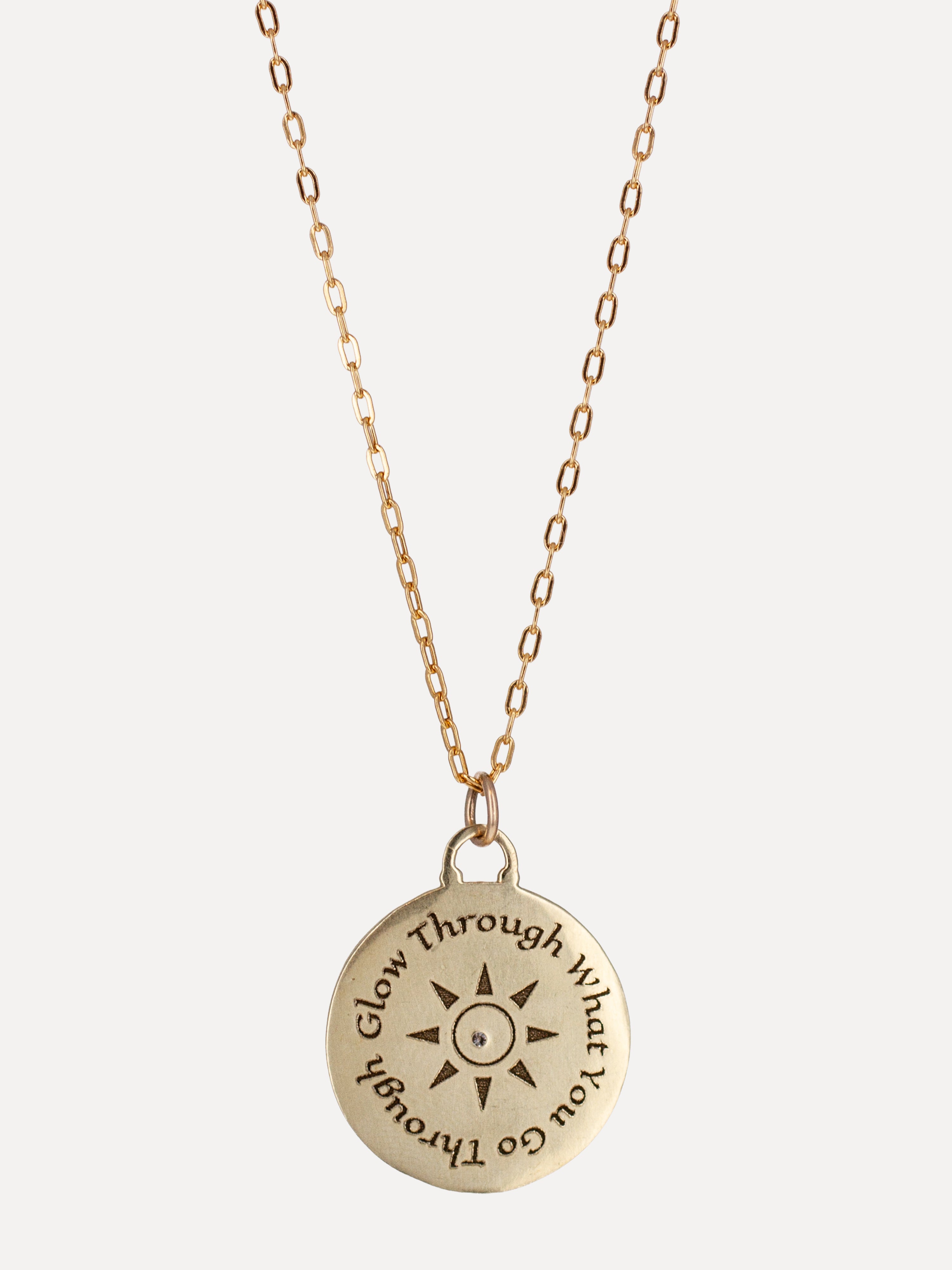 Sun Lotus Necklace