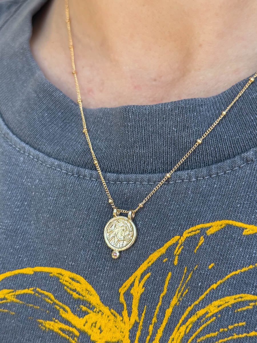Zodiac Necklace - leo